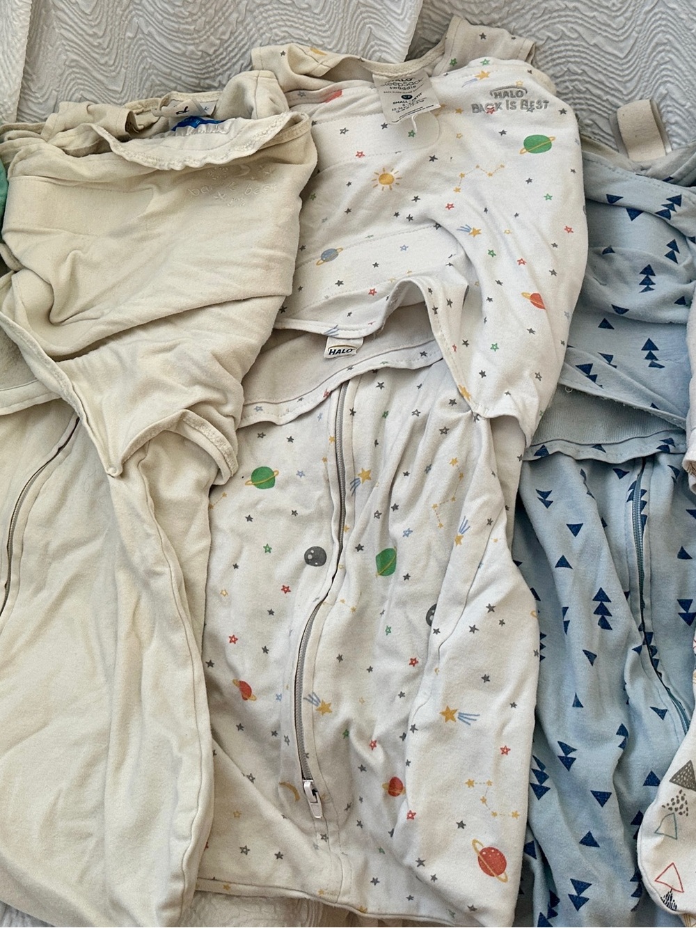 5 Halo Sleepsacks Size Small 3-6 months